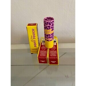 (4) Lime Crime Soft Touch Lipstick RADICAL RED Comfort Matte NIB Full Size SET